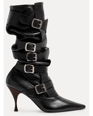 Vivienne Westwood Treasure Boot Supple/Veget Tanned - Black