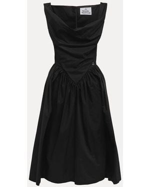 Vivienne Westwood Sunday Dress Compact Poplin - Black