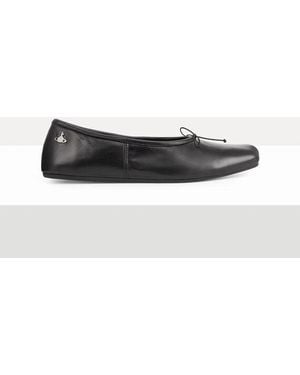 Vivienne Westwood Rudolph Ballet Slipper Nappa Leather - White