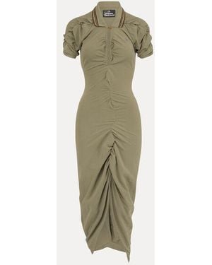 Vivienne Westwood Pulling Dress Solid Piquet - Green