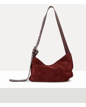 Vivienne Westwood Maxime Small Crossbody Suede - Brown