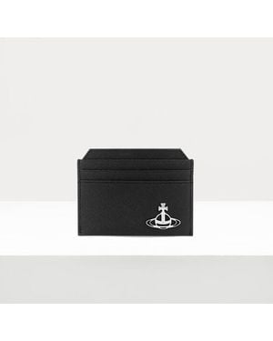 Vivienne Westwood Slim Card Holder Faux Leather - White