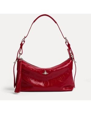 Vivienne Westwood Emma Shoulder Bag Naplak Leather - Red