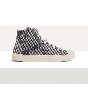 Vivienne Westwood High-Top Plimsoll Print Classic Shirt - Grey