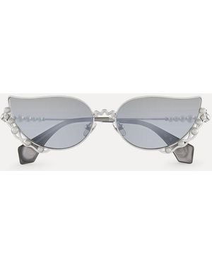 Vivienne Westwood Piccadilly Sunglasses Stainless - Grey