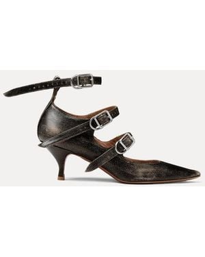 Vivienne Westwood Napoli Kitten Heel Leather - Multicolour