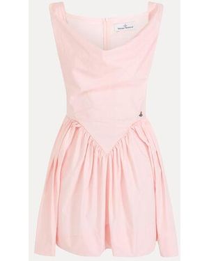 Vivienne Westwood Mini Sunday Dress Compact Poplin - Pink