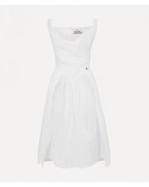 Vivienne Westwood Sunday Dress Compact Poplin - White