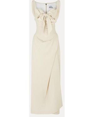 Vivienne Westwood Iwona Corset Dress Viscose - White