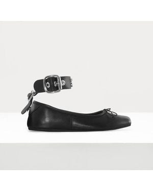 Vivienne Westwood Bardot Ballerina Shoes Nappa/Veget Tanned - White