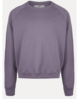 Vivienne Westwood Raglan Sweatshirt Cotton - Purple