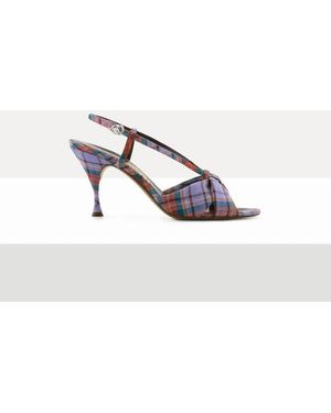 Vivienne Westwood Marylin Sandal Louth Tartan - White