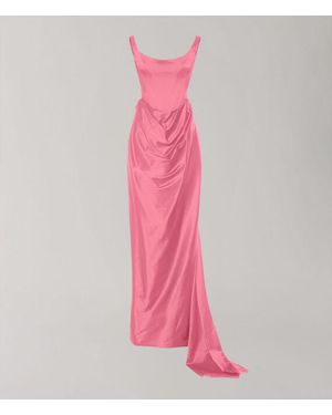 Vivienne Westwood Nova Camille Dress Heavy Stretch Satin - Pink