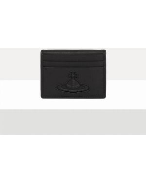 Vivienne Westwood Card Holder Smooth Leather Injected Orb - White