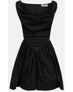 Vivienne Westwood Mini Sunday Dress Compact Poplin - Black