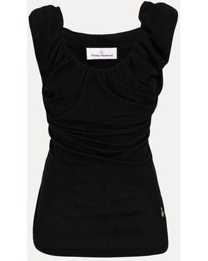 Vivienne Westwood Ginnie Jersey Top Rib Jersey - Black
