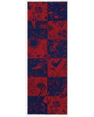 Vivienne Westwood Check Board Stole Checkboard - Red