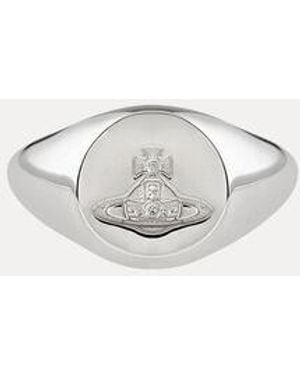 Vivienne Westwood Sigillo Ring - White