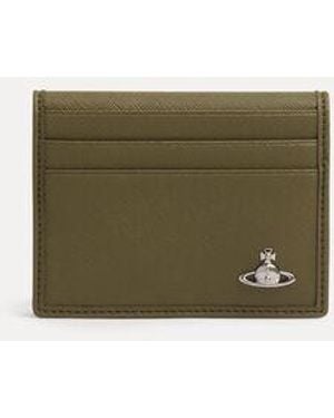 Vivienne Westwood Card Holder Faux Leather - Green