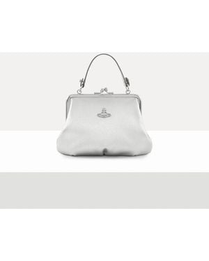 Vivienne Westwood Granny Frame Purse Faux Leather - White