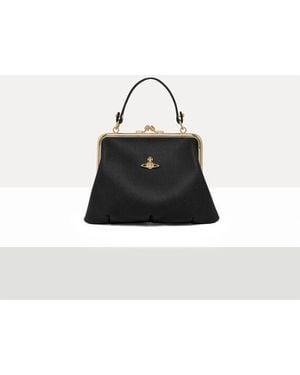 Vivienne Westwood Granny Frame Purse Faux Leather - Black