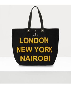 Vivienne Westwood Utility Large Shopper - Black