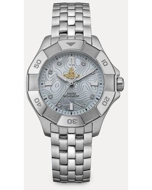 Vivienne Westwood Brompton Watch Stainless Steel - White