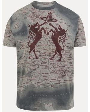 Vivienne Westwood Horses Classic T-Shirt Cotton - Grey