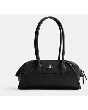 Vivienne Westwood Shirley Small Holdall Supple Leather - Black