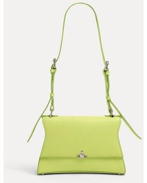 Vivienne Westwood Bianca Small Shoulder Bag Supple Leather - Yellow