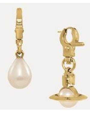 Vivienne Westwood Claude Small Earrings Pearls - Natural