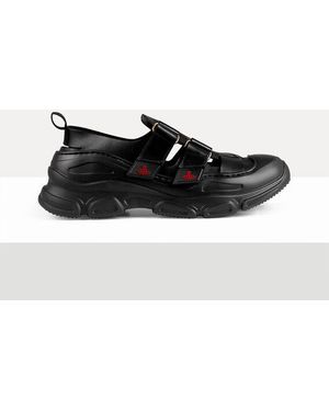 Vivienne Westwood Catch Stomper Sandal Veget Tanned Leather - Black