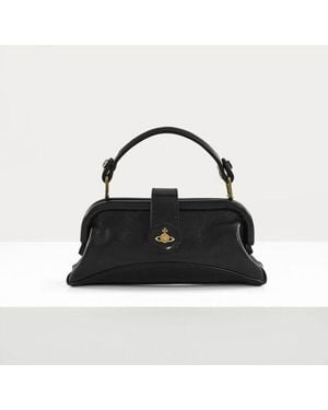 Vivienne Westwood Abbey Large Phone Bag Leather - Black