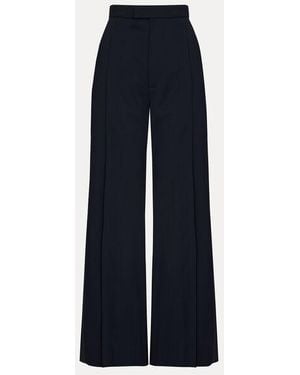 Vivienne Westwood Wide Leg Trousers Wool - Blue