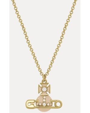 Vivienne Westwood Kitty Pendant Necklace - Metallic