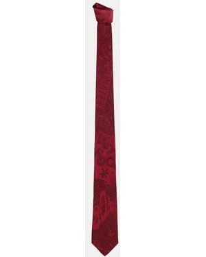 Vivienne Westwood Tie 7Cm Let It Rock - White