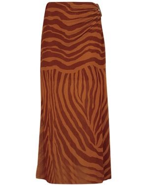 ViX Amira Detail Long Skirt - Brown