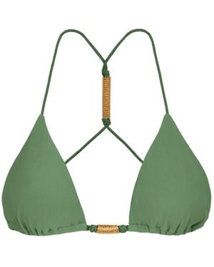 ViX Matte Stacy T Back Tri Top - Green