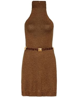 ViX Knit Lexi Short Dress - Brown