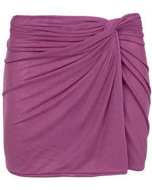 ViX Karen Mini Pareo Skirt - Purple