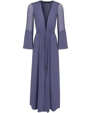 ViX Lysa Long Cover Up - Blue