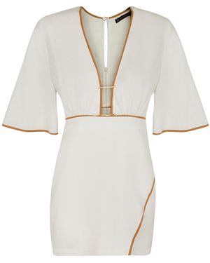 ViX Iva Short Dress - Natural