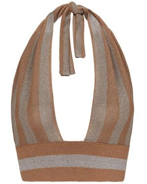 ViX Knit Luna Halter Top - White