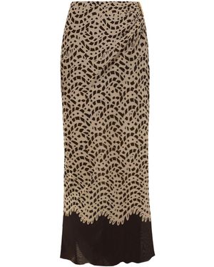 ViX Amira Detail Long Skirt - Natural