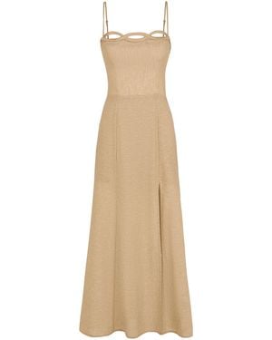 ViX Bianca Long Dress - Natural