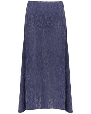 ViX Quinn Long Skirt - Blue