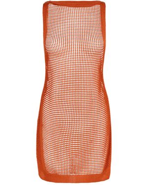 ViX Knit Erika Short Cover Up - Orange