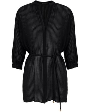 ViX Lilou Short Cover Up - Black