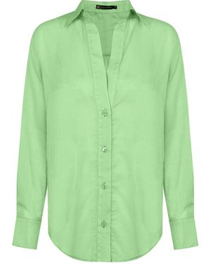 ViX Lyra Long Sleeve Blouse - Green