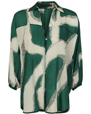 ViX Moa Long Sleeve Cover Up Blouse (exchange Only) - Green